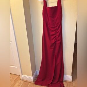 JCPenney Elegant Red Maxi Dress